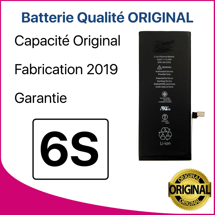 Batterie iphone 6s Qualité Original – Reparation iphone Telephone Mobile  smartphone Marseille